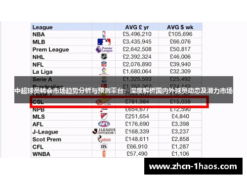 中超球员转会市场趋势分析与预测平台:深度解析国内外球员动态及潜力市场 中超球员转会市场趋势分析与预测平台:深度解析国内外球员动态及潜力市场