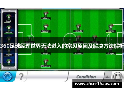 360足球经理世界无法进入的常见原因及解决方法解析 360足球经理世界无法进入的常见原因及解决方法解析