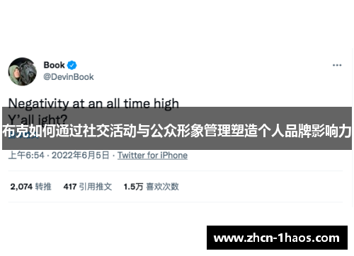 布克如何通过社交活动与公众形象管理塑造个人品牌影响力